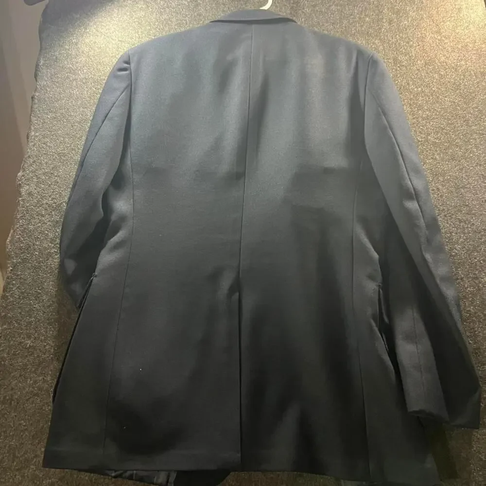 Luxurious Navy blue blazer with gold buttons
